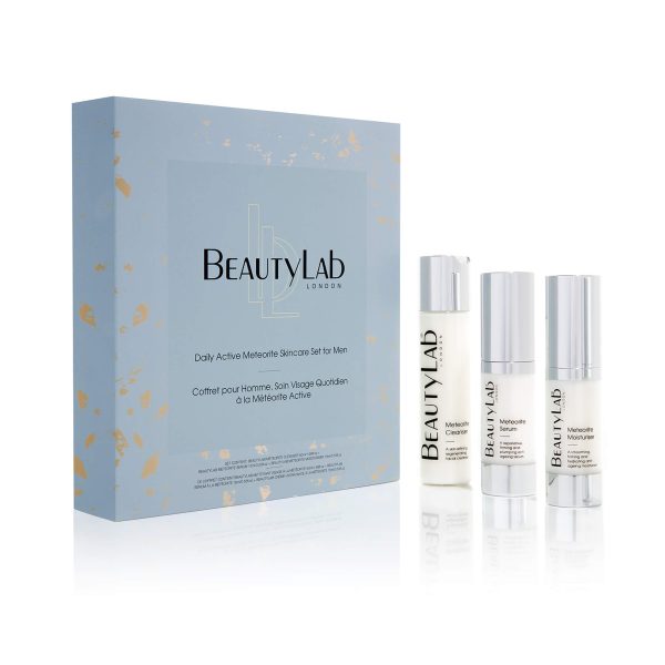 BEAUTYLAB® DAILY ACTIVE METEORITE SKINCARE SET FOR MEN