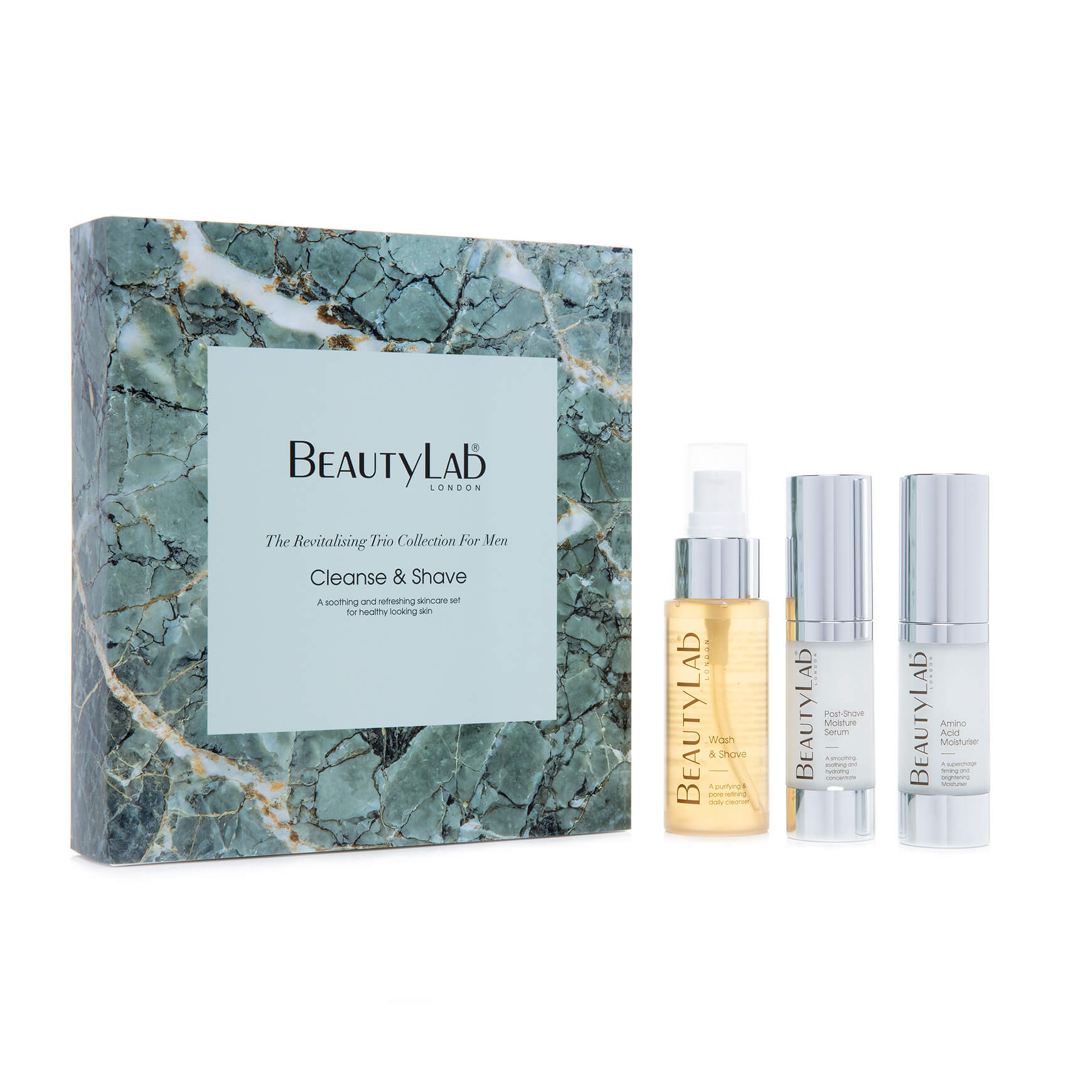 BEAUTYLAB® WASH & SHAVE: TRIO COLLECTION FOR MEN