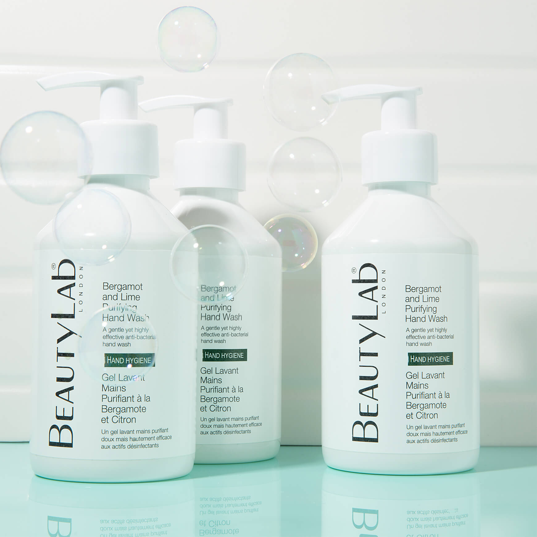 BEAUTYLAB® OCZYSZCZAJĄCA KĄPIEL DO RĄK BERGAMOTKA I LIMONKA 250ML - obrazek 4
