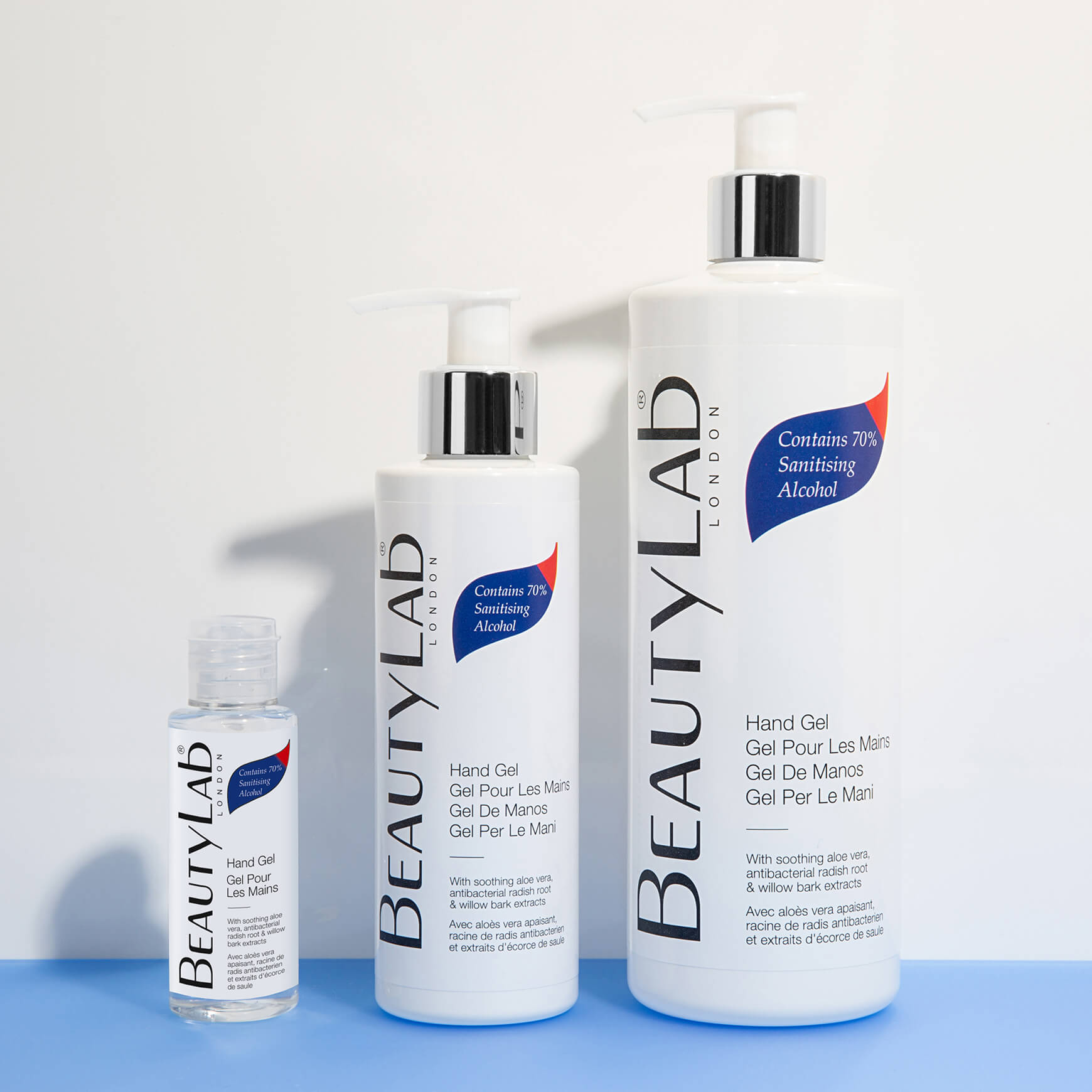 BEAUTYLAB® ŻEL DO DEZYNFEKCJI RĄK 70% 40ML/200ML/500ML