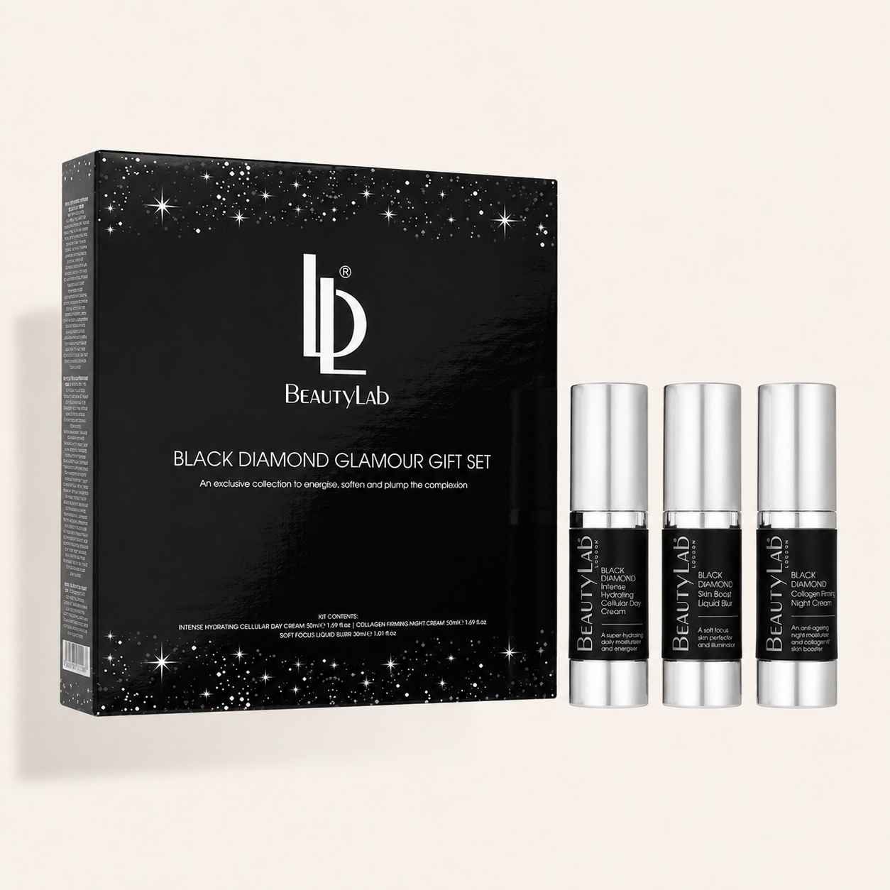 BEAUTYLAB BLACK DIAMOND GLAMOUR GIFT SET