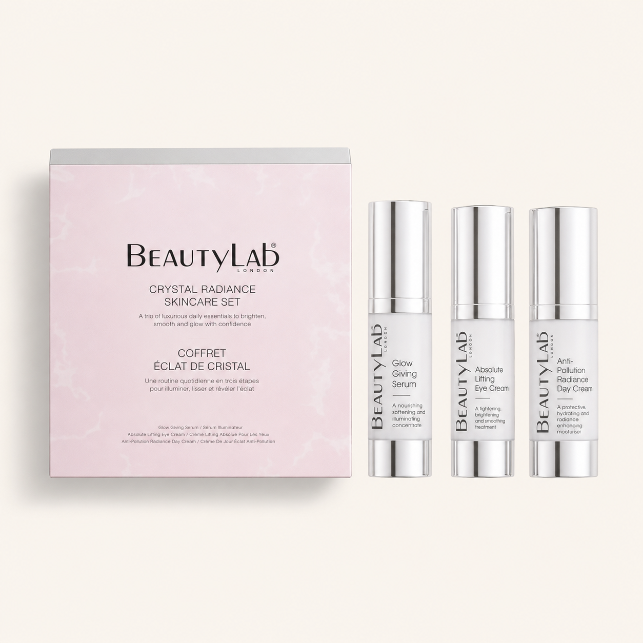 BEAUTYLAB® CRYSTAL RADIANCE SKINCARE SET