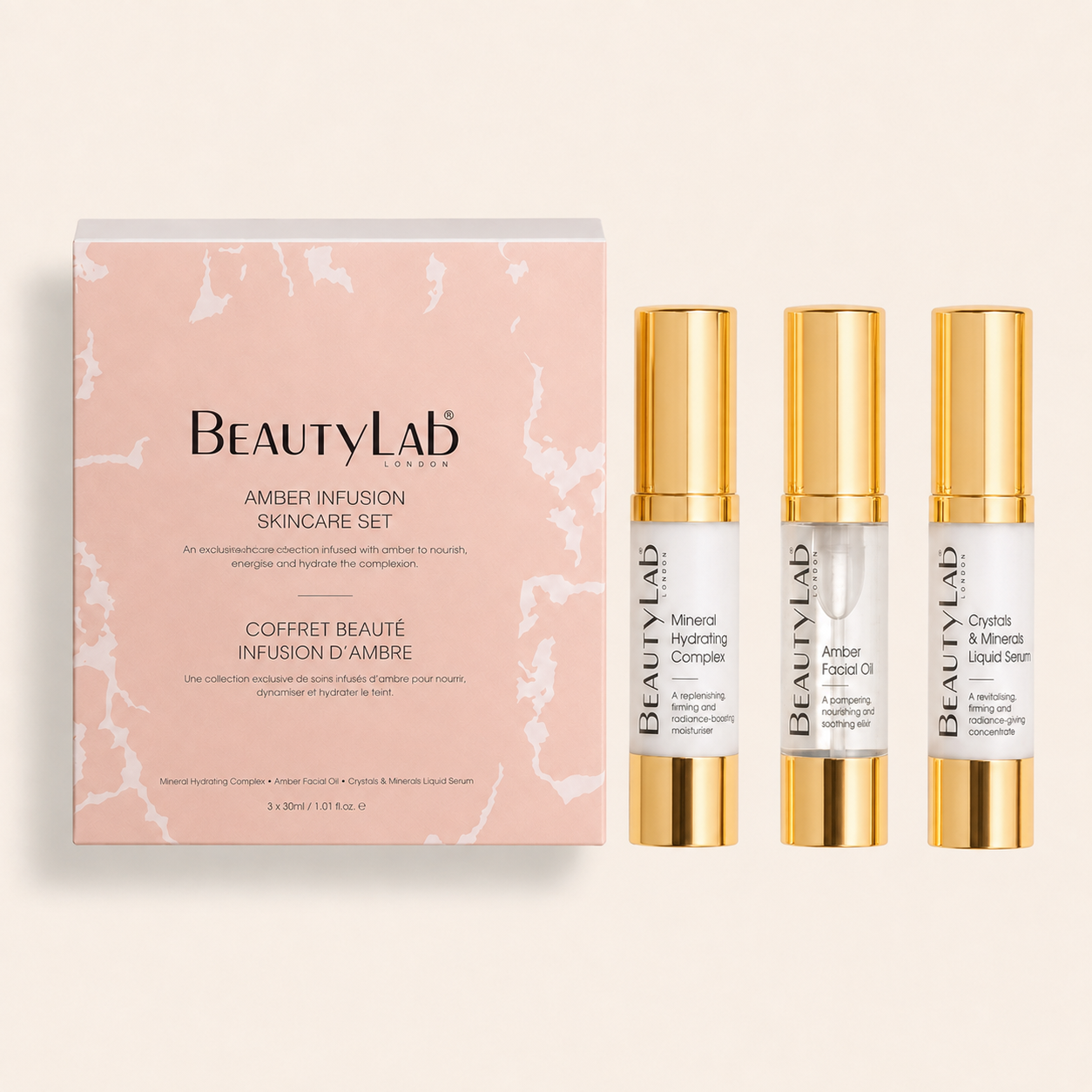 BEAUTYLAB® AMBER INFUSION SKINCARE SET
