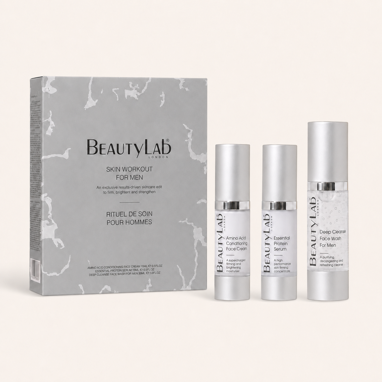 BEAUTYLAB® SKINCARE WORKOUT FOR MEN