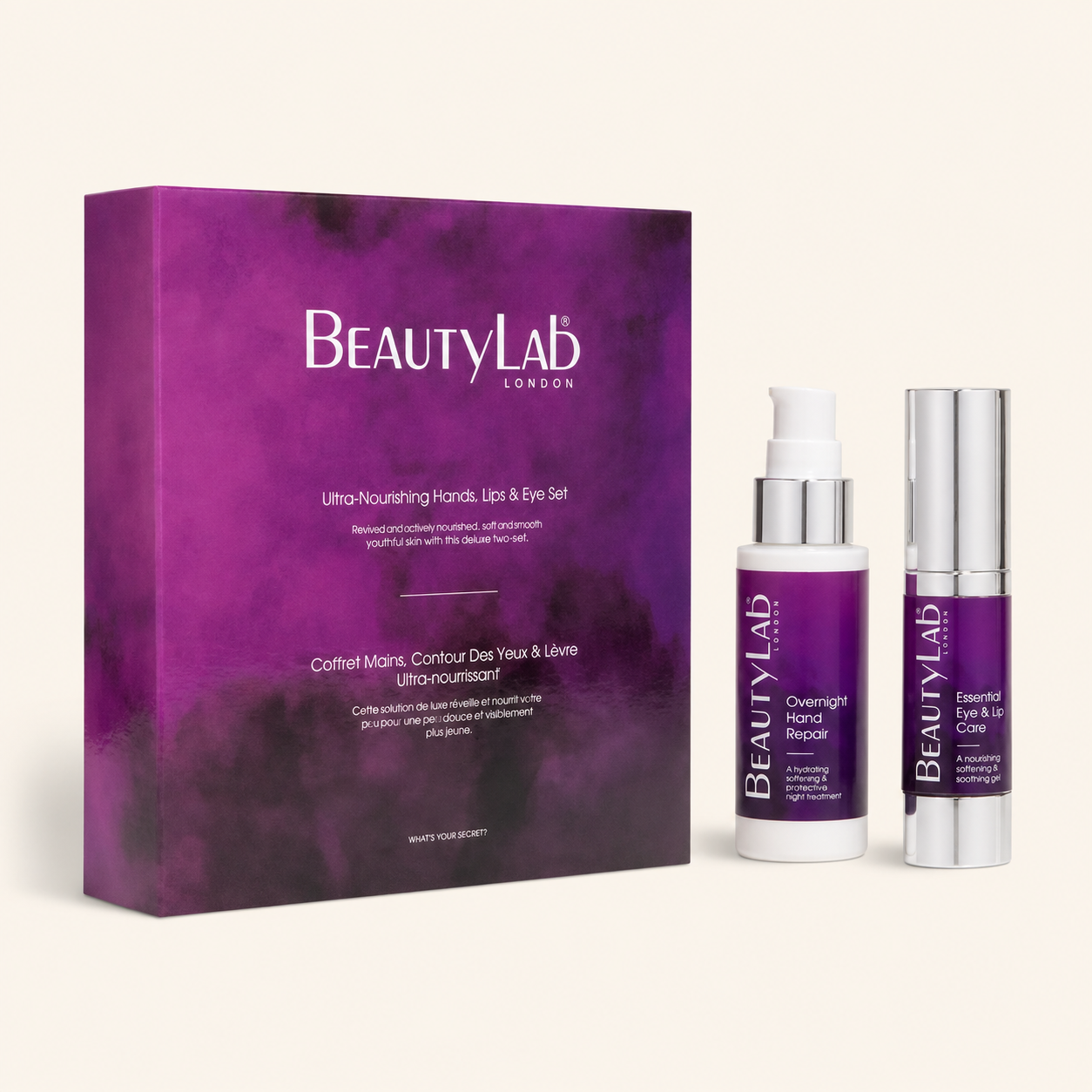 BEAUTYLAB ULTRA-NOURISHING HANDS, LIPS & EYE SET