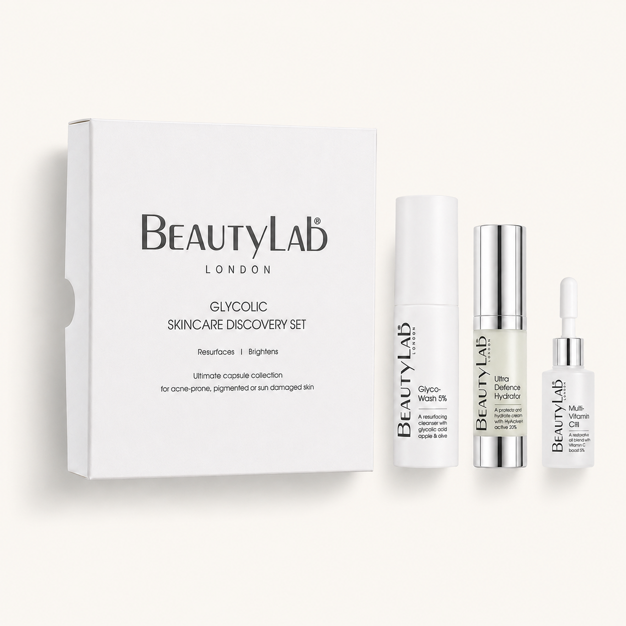 BEAUTYLAB® GLYCOLIC SKINCARE DISCOVERY SET